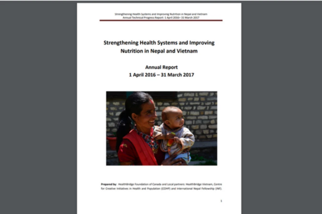 Now available: Year 1 Report for Saving lives of mothers and children in Nepal and Vietnam