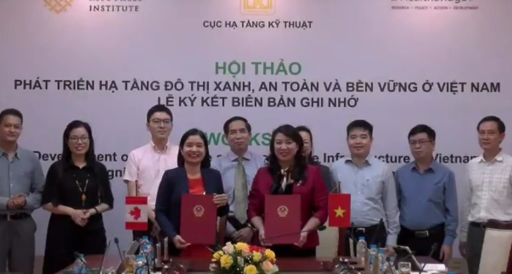 Signing of commitment to develop green, safe, and sustainable urban infrastructure in Vietnam