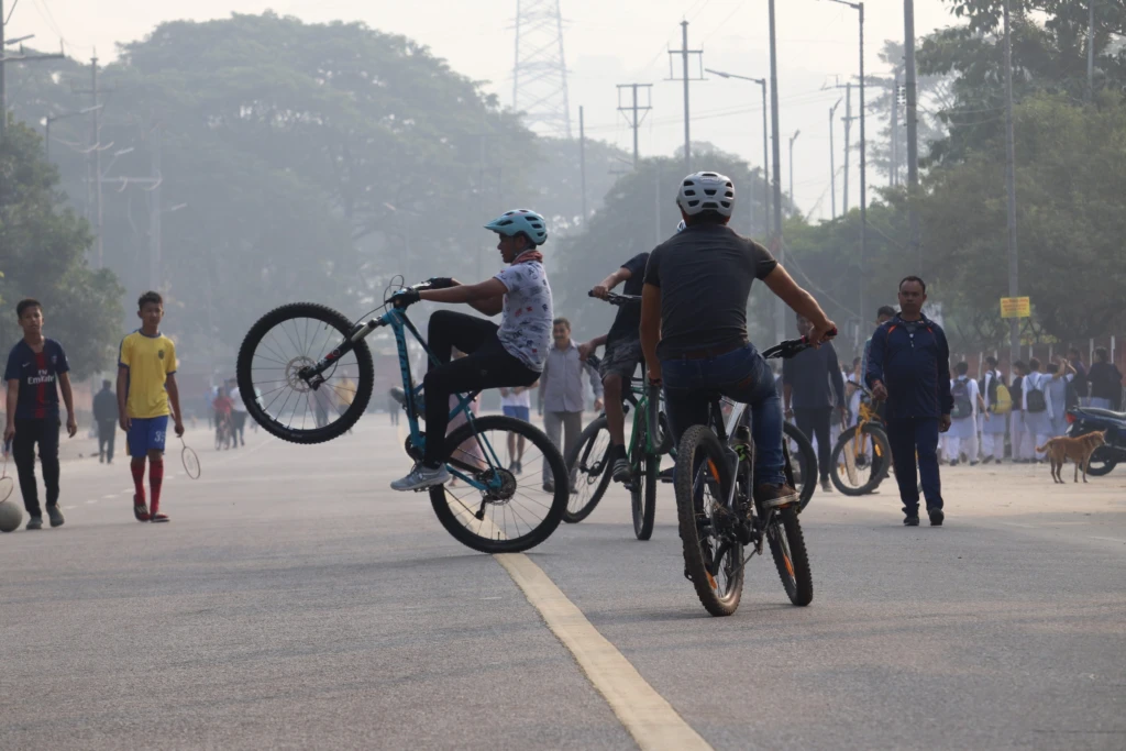Open Street Events in Guwahati increase walking and cycling