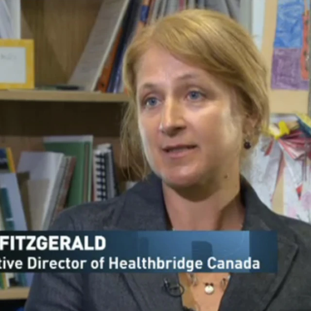 <p>HealthBridge Executive Director Sian Fitzgerald interviewed on CBC about maternal and child health</p>
