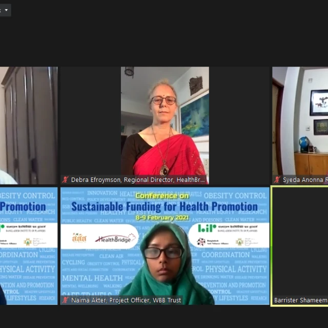 <p>Advocating for the establishment of a Health Promotion Foundation in Bangladesh</p>
