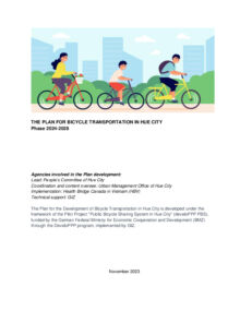 The Plan For Bicycle Transportation In Hue City: Phase 2024-2028