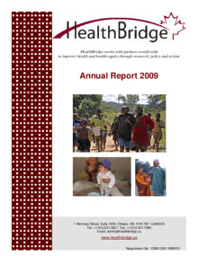 HealthBridge Annual Report 2009
