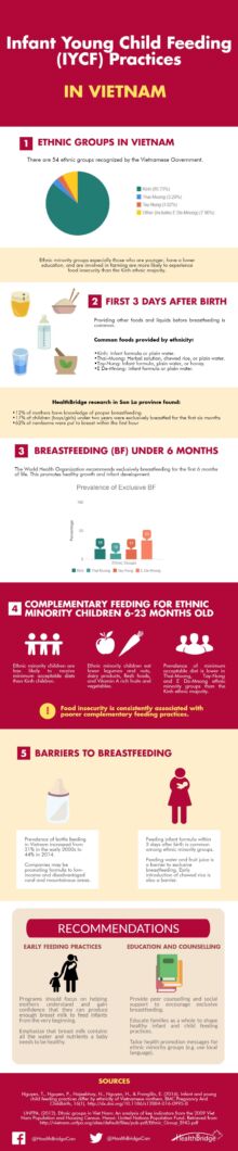 INFOGRAPHIC: Infant and Young Child Feeding Practices in Vietnam