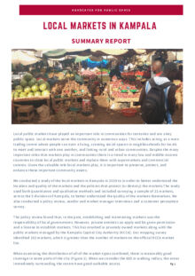 Local Markets in Kampala: Summary Report
