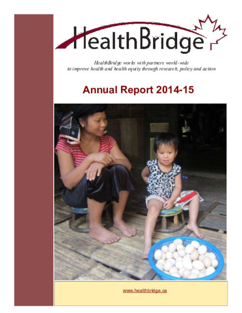 HealthBridge annual report 2014-15