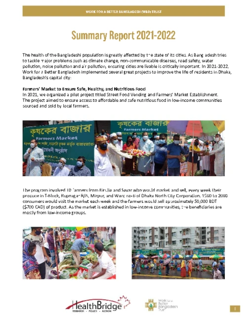 Bangladesh Final Summary Report 2021-2022