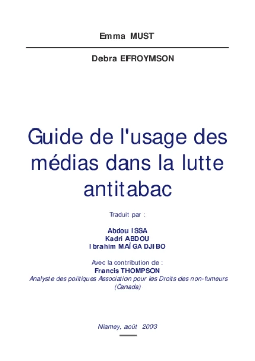 Tobacco Control Manual