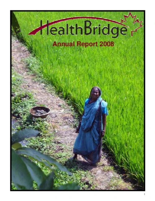 HealthBridge Annual Report 2008